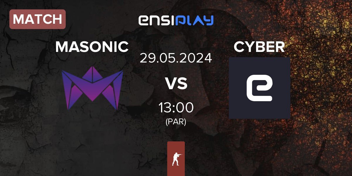 Match MASONIC vs CYBERSHOKE Esports CS | 29.05