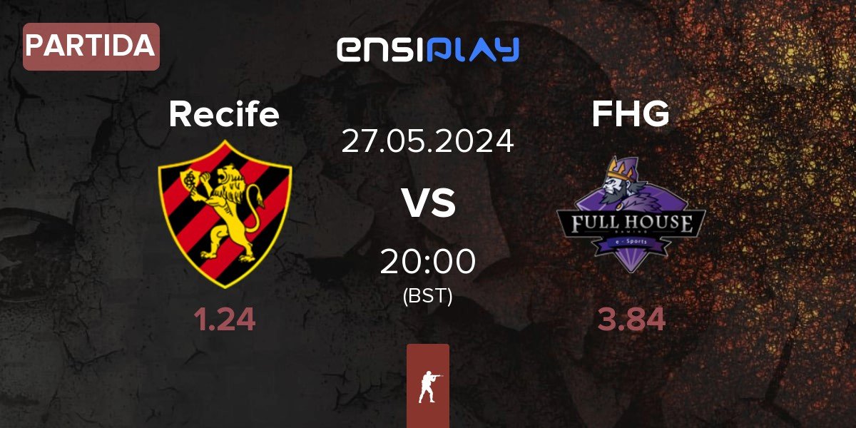 Partida eSports Recife SPORT vs Full House Gaming FHG | 27.05