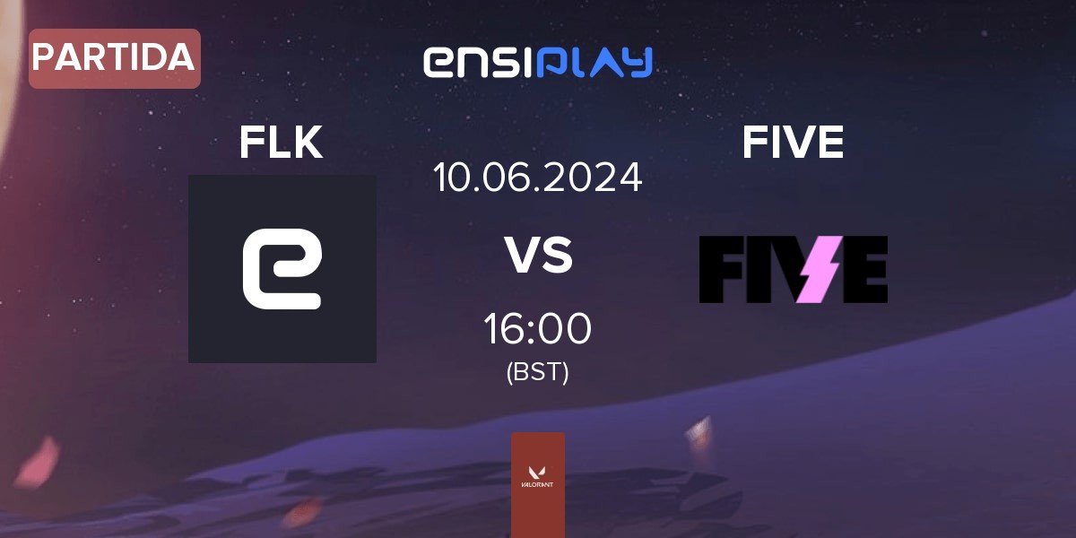 Partida FALKE ESPORTS FLK vs FIVE Media Clan FIVE | 10.06