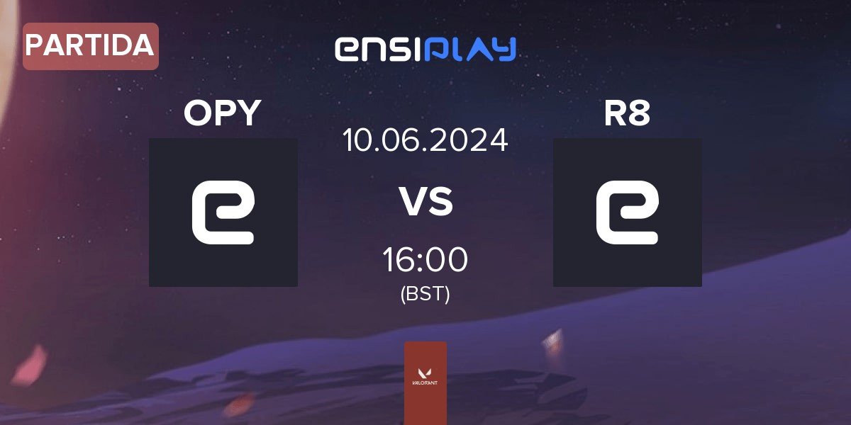 Partida Team Occupy OPY vs R8 Esports R8 | 10.06