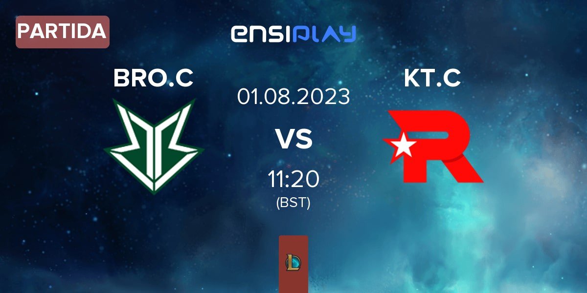 Partida BRION Challengers BRO.C vs KT Rolster Challengers KT.C | 01.08