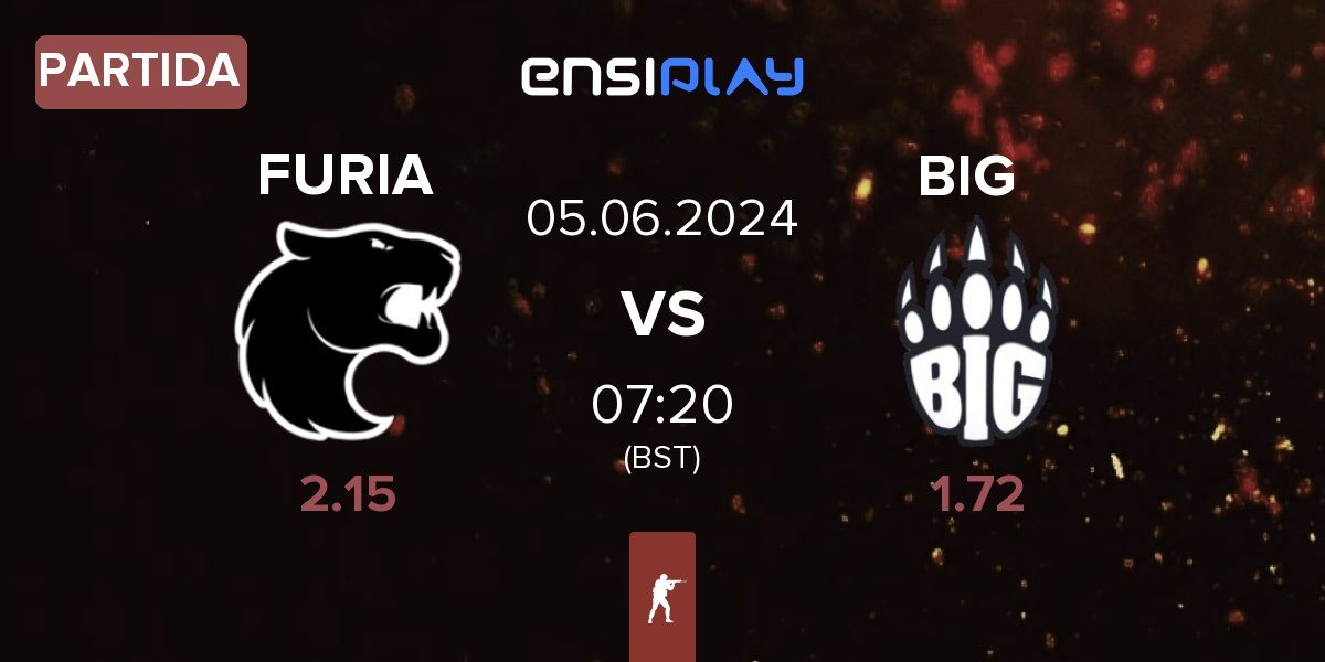 Partida FURIA Esports FURIA vs BIG | 05.06