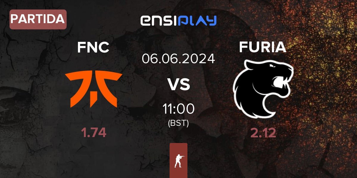 Partida Fnatic FNC vs FURIA Esports FURIA | 06.06