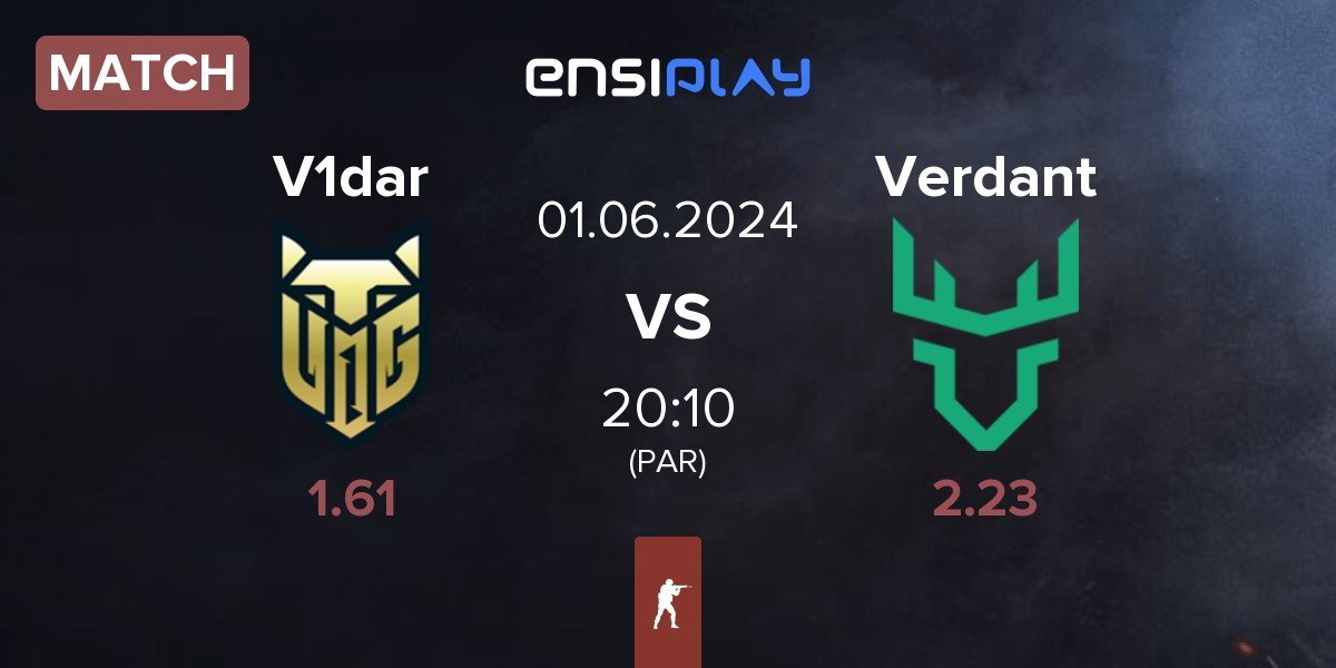 Match V1dar Gaming V1dar vs Verdant | 01.06