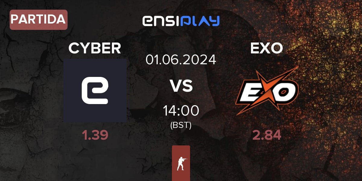 Partida CYBERSHOKE Esports CS vs EXO Clan EXO | 01.06