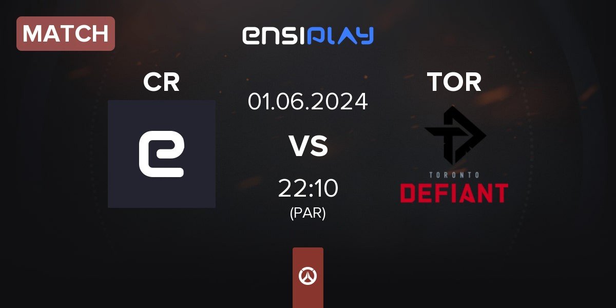 Match Crazy Raccoon CR vs Toronto Defiant TOR | 01.06