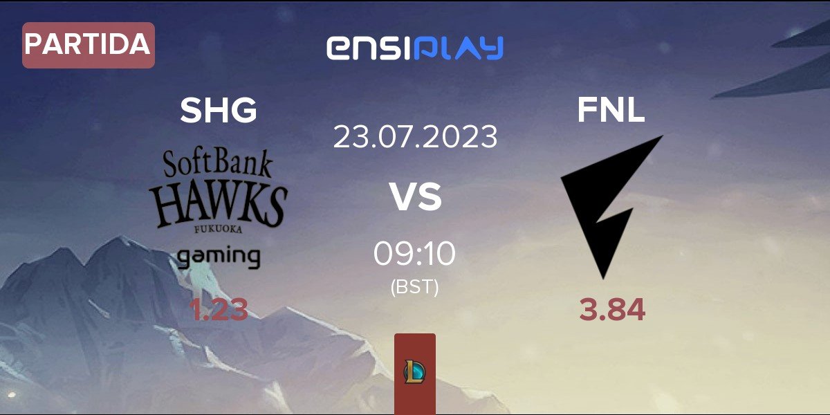 Partida Fukuoka SoftBank Hawks gaming SHG vs FENNEL FNL | 23.07