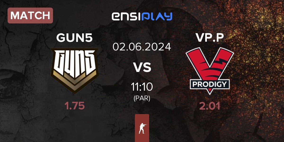 Match GUN5 Esports GUN5 vs VP.Prodigy VP.P | 02.06