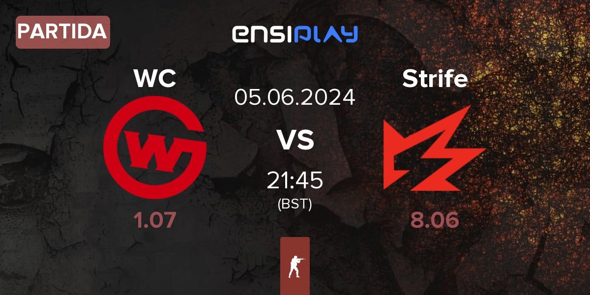 Partida Wildcard Gaming WC vs Strife Esports Strife | 05.06