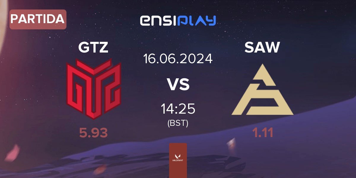 Partida GTZ Esports GTZ vs SAW | 16.06