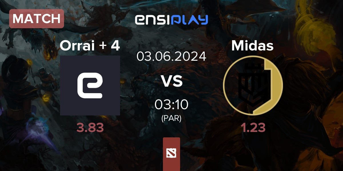 Match Orrai + 4 vs Midas Club Midas | 03.06