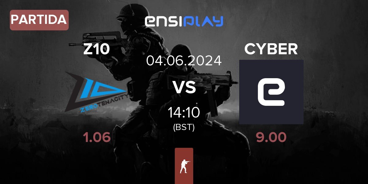 Partida Zero Tenacity Z10 vs CYBERSHOKE Esports CS | 04.06