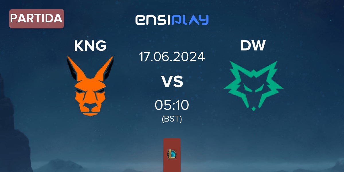 Partida Kanga Esports KNG vs Dire Wolves DW | 17.06