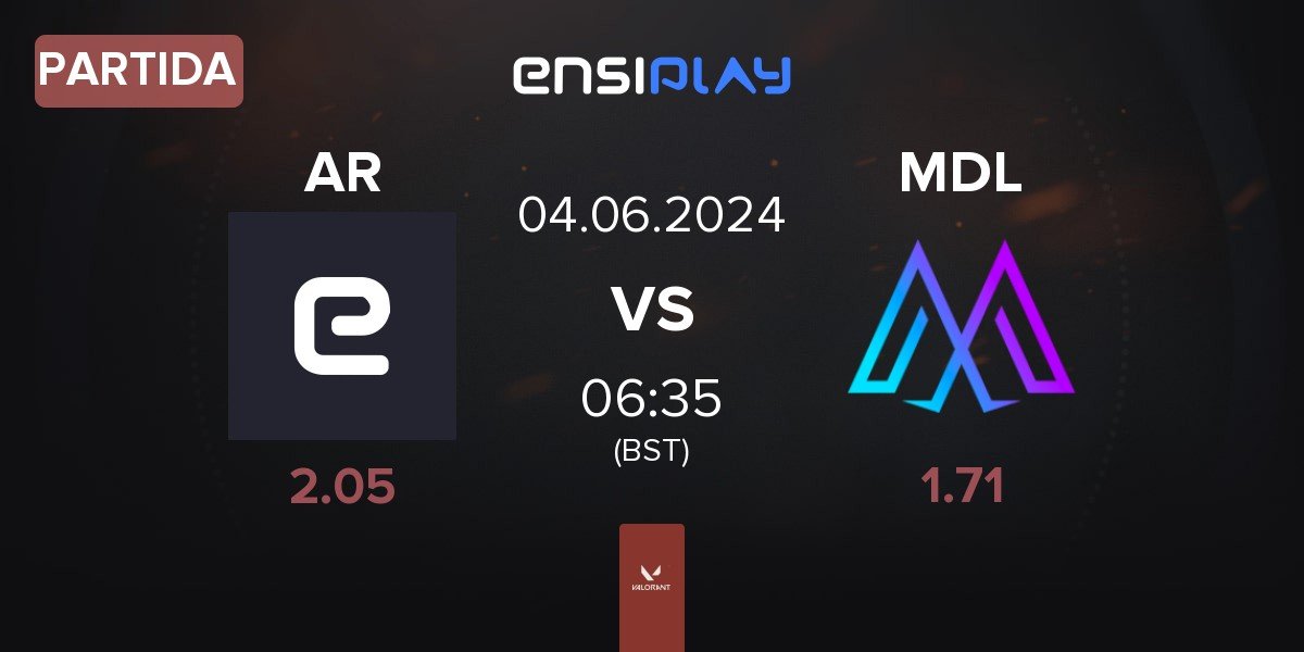 Partida Alternate Realities AR vs Medal Esports MDL | 04.06