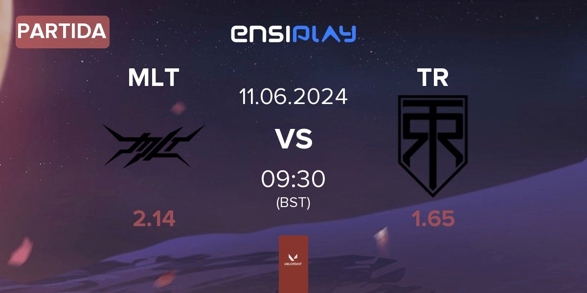 Partida MLT Esports MLT vs True Rippers Esports TR | 11.06