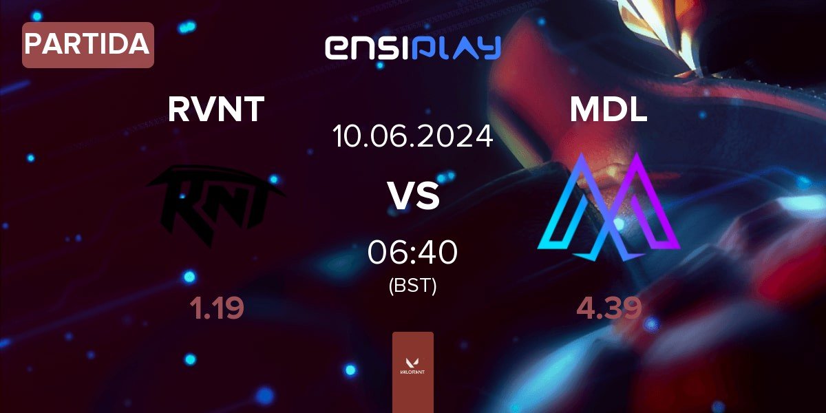 Partida Revenant Esports RVNT vs Medal Esports MDL | 10.06