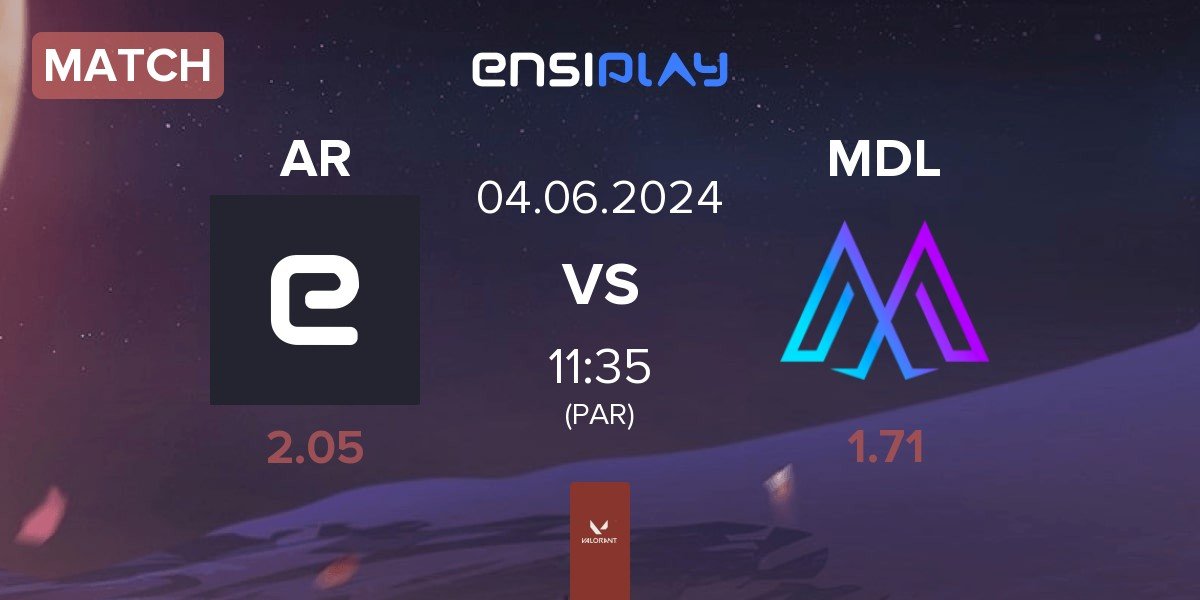 Match Alternate Realities AR vs Medal Esports MDL | 04.06