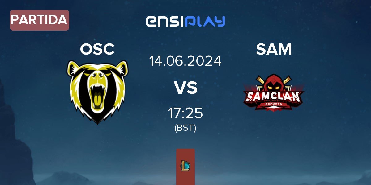 Partida Odivelas Sports Club OSC vs SAMCLAN Esports Club SAM | 14.06