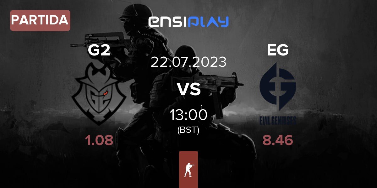 Partida G2 Esports G2 vs Evil Geniuses EG | 22.07