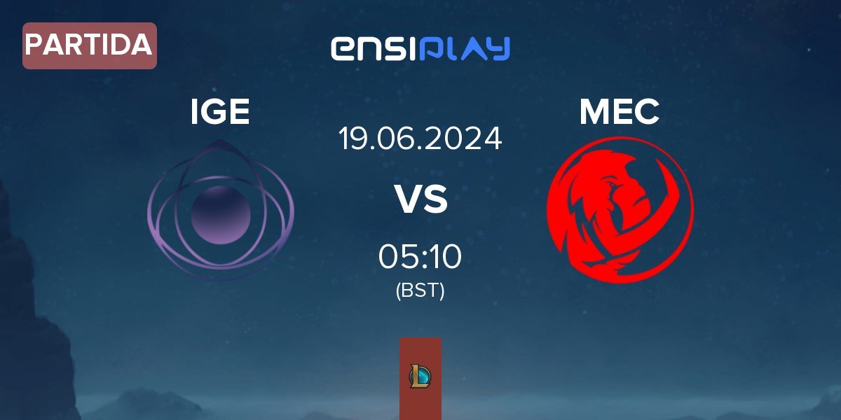 Partida ION Global Esports IGE vs Mammoth Esports MEC | 19.06