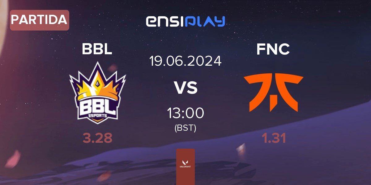 Partida BBL Esports BBL vs Fnatic FNC | 19.06