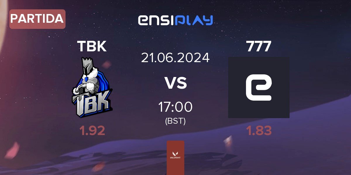 Partida TBK Esports TBK vs The7 777 | 21.06