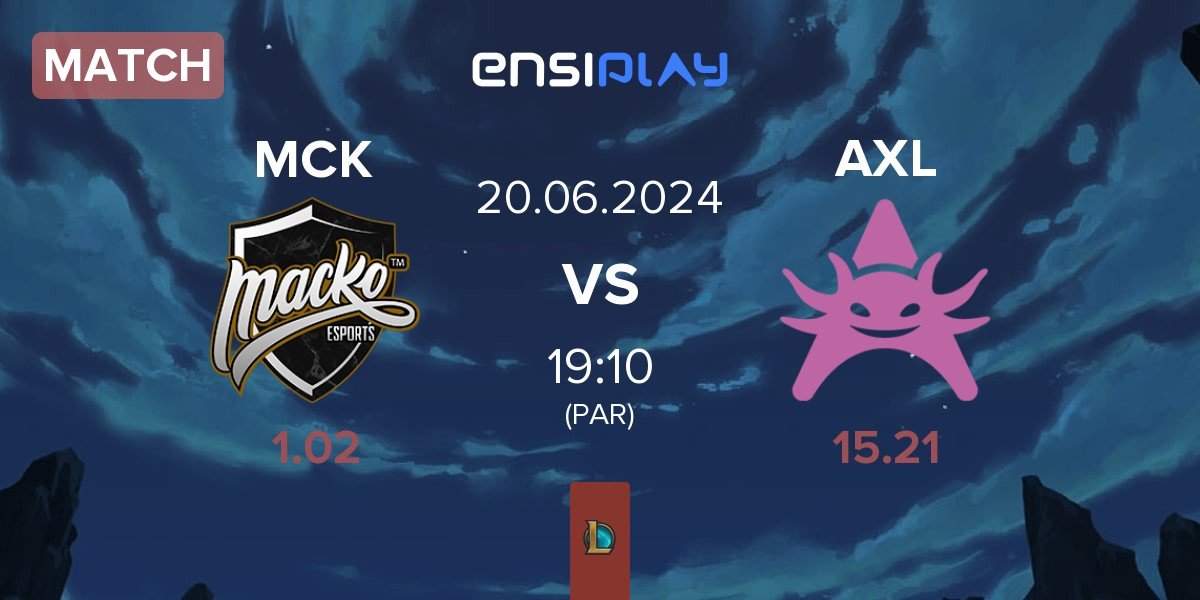 Match Macko Esports MCK vs Axolotl AXL | 20.06