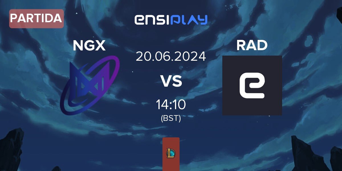 Partida Nigma Galaxy NGX vs RA'AD RAD | 20.06