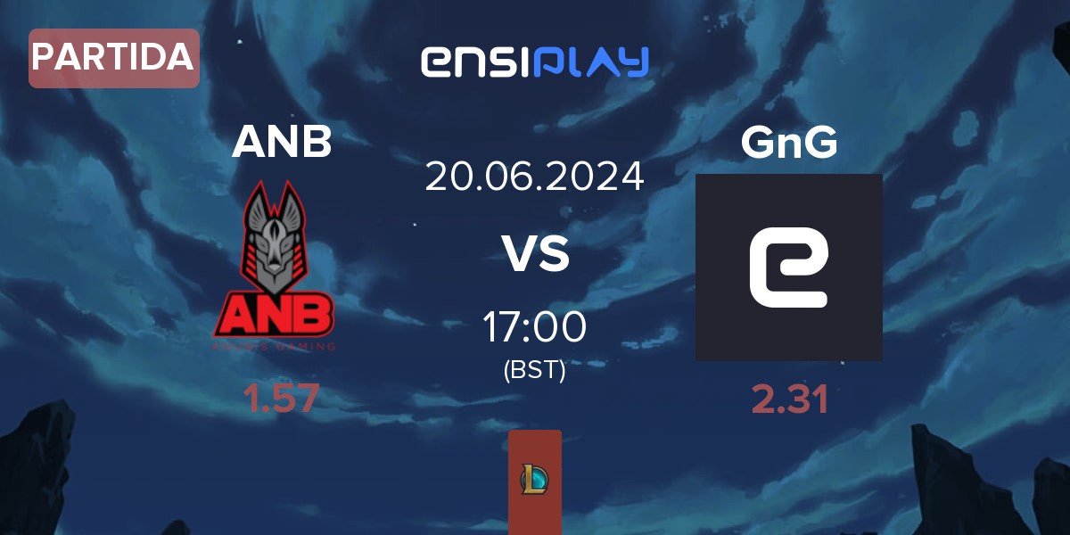 Partida Anubis Gaming ANB vs GnG Amazigh GnG | 20.06