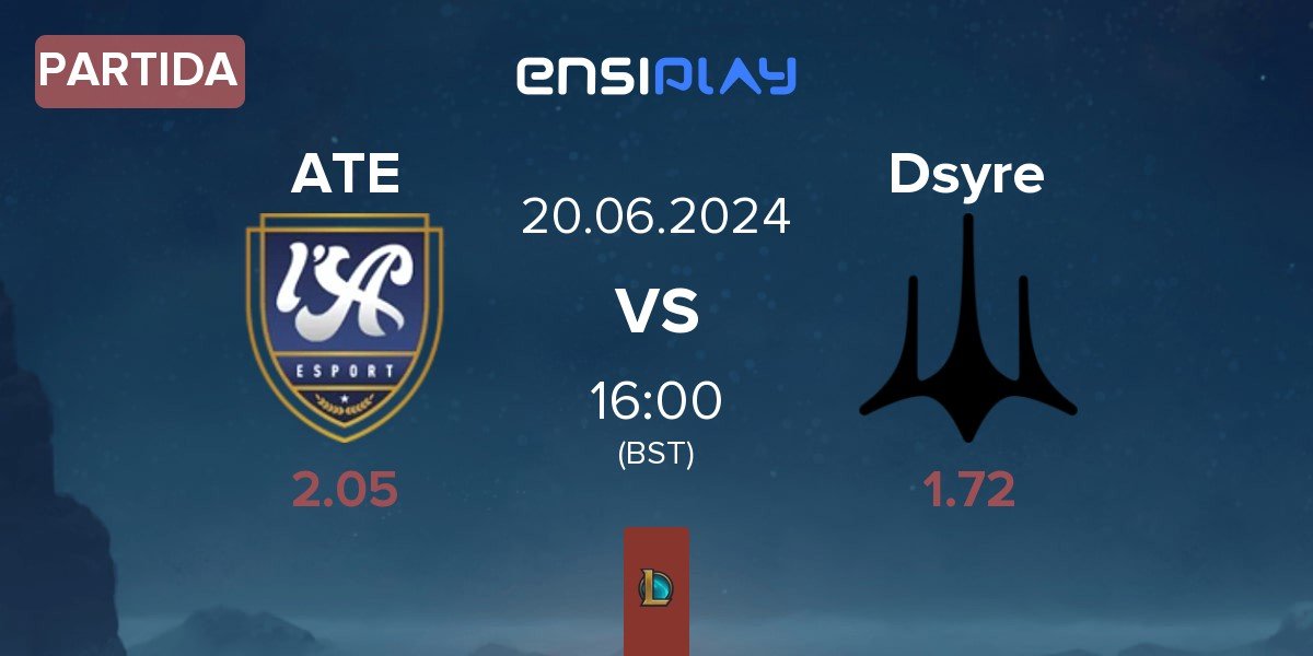 Partida Atleta Esport ATE vs Dsyre Esports Dsyre | 20.06