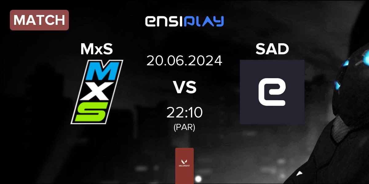 Match Moist x Shopify Rebellion MxS vs SaD Esports SAD | 20.06