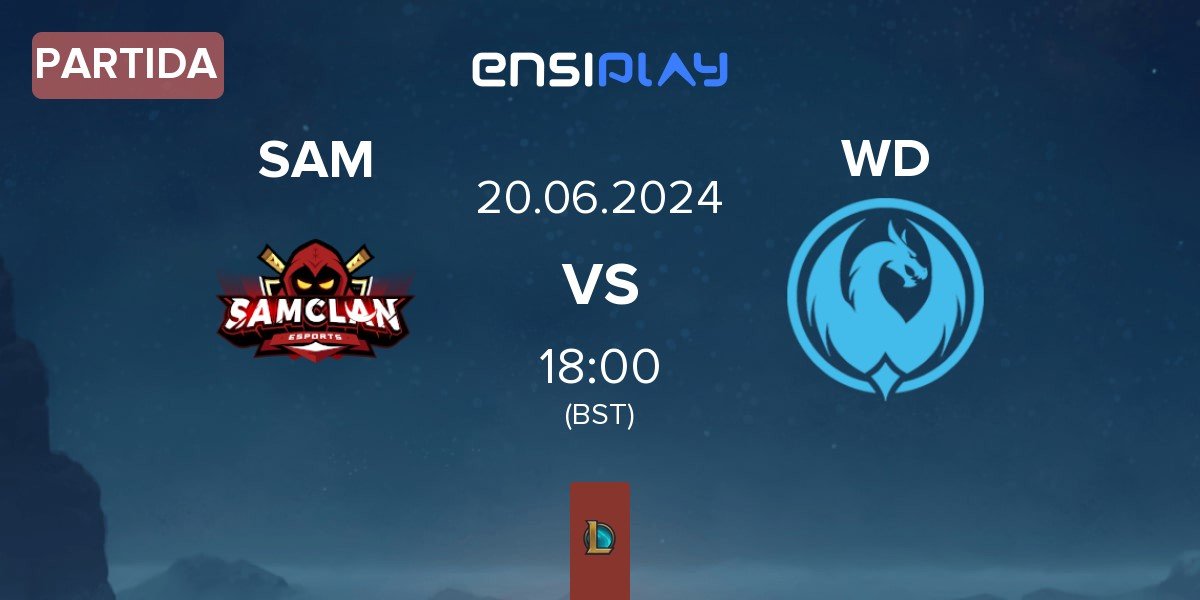 Partida SAMCLAN Esports Club SAM vs White Dragons WD | 20.06