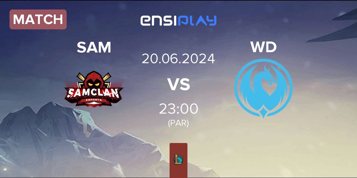 Match SAMCLAN Esports Club SAM vs White Dragons WD | 20.06