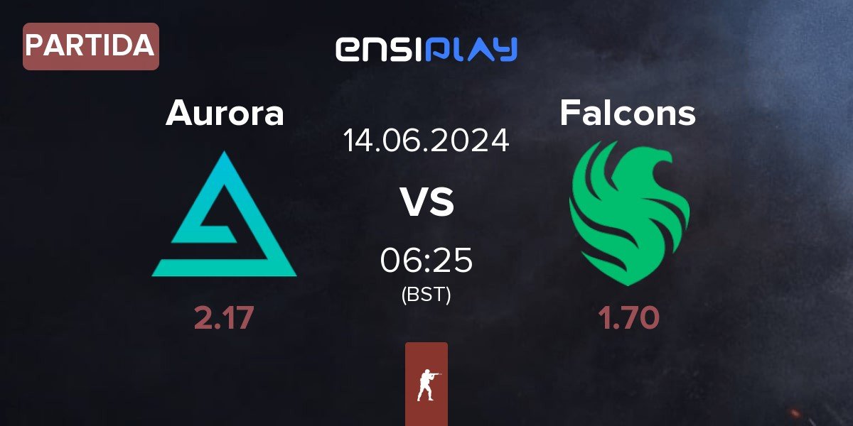 Partida Aurora Gaming Aurora vs Team Falcons Falcons | 14.06