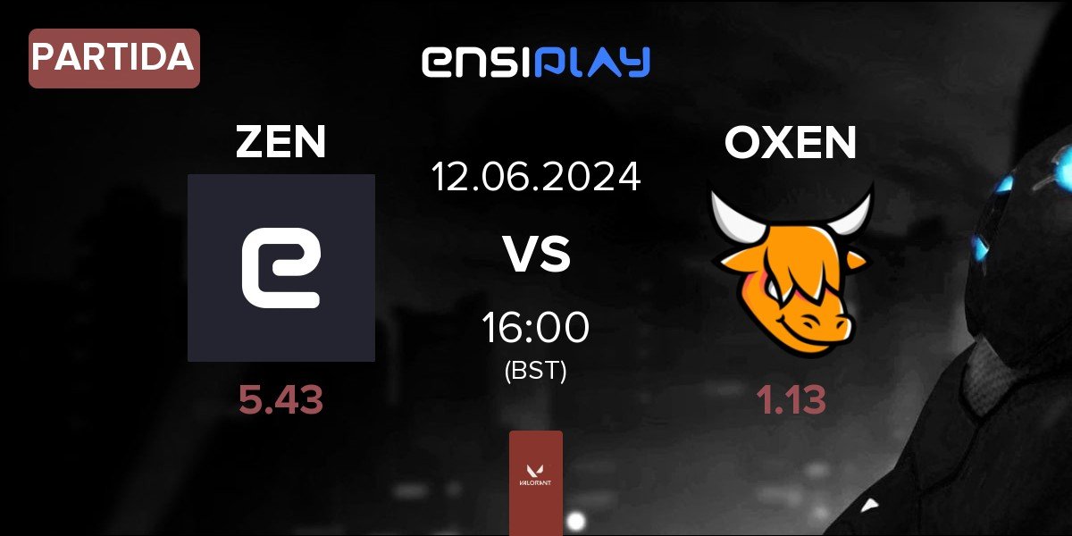 Partida Zen eSports ZEN vs OXEN | 12.06