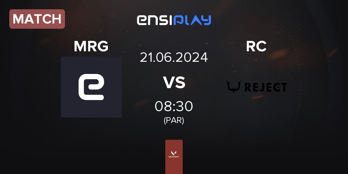 Match MURASH GAMING MRG vs REJECT RC | 21.06