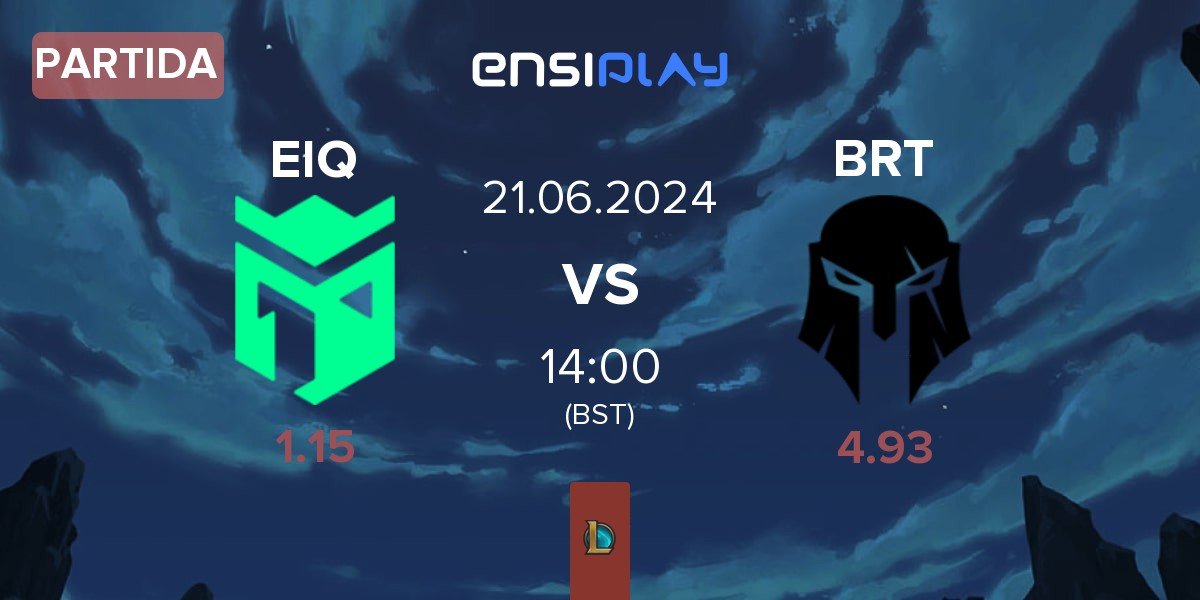 Partida Entropiq EIQ vs Team Brute BRT | 21.06