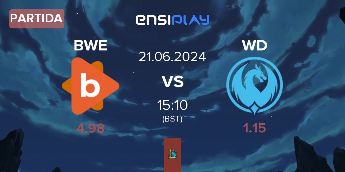 Partida Byteway Esports BWE vs White Dragons WD | 21.06