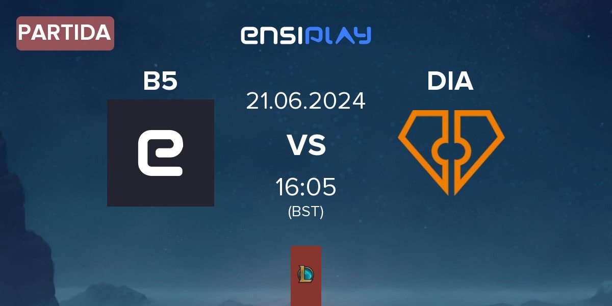 Partida BeFive B5 vs Diamant Esports DIA | 21.06