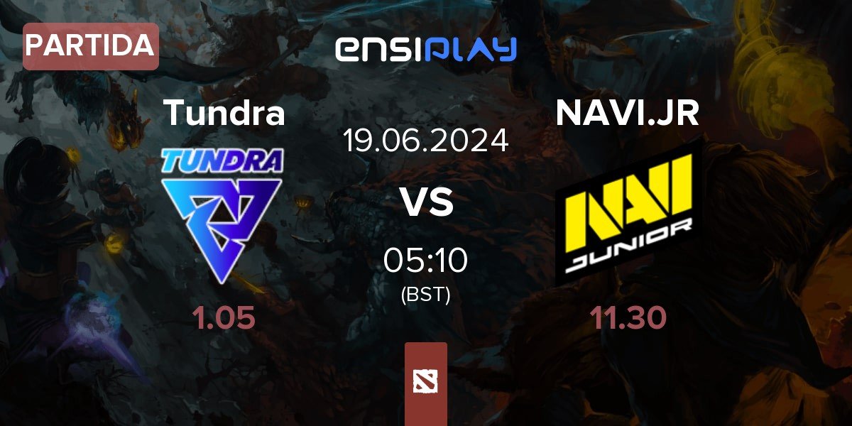 Partida Tundra Esports Tundra vs Navi Junior NAVI.JR | 19.06