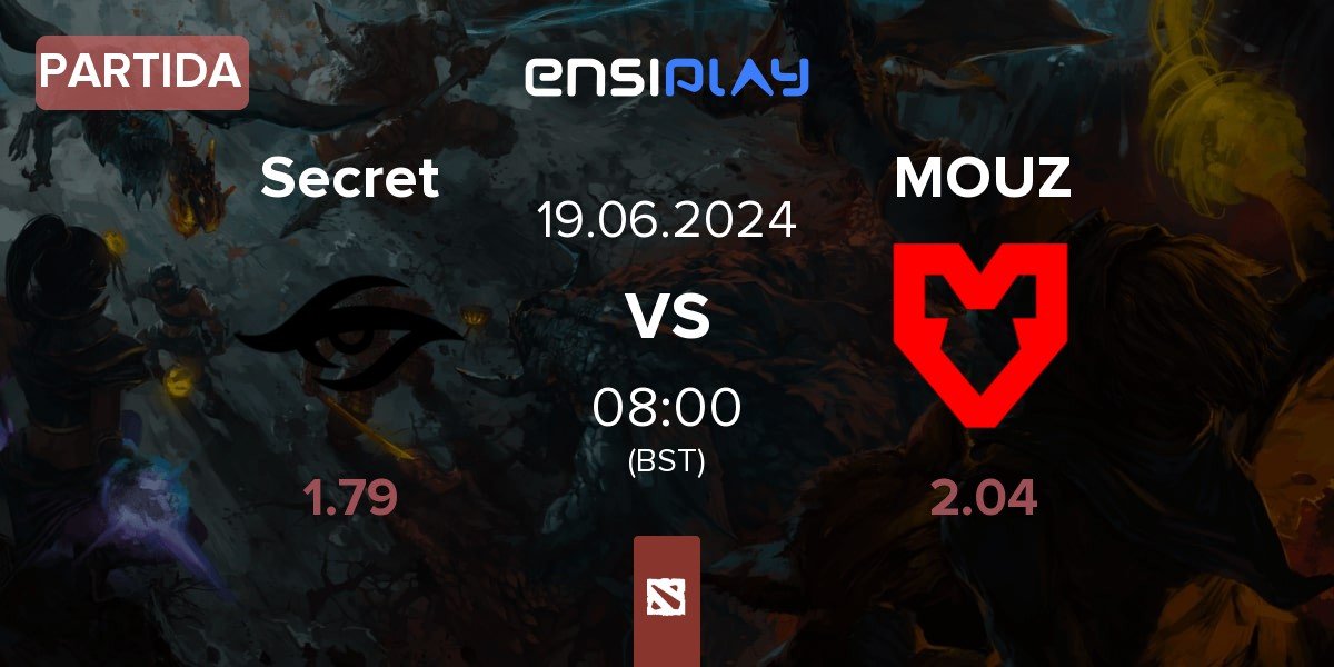 Partida Team Secret Secret vs MOUZ | 19.06