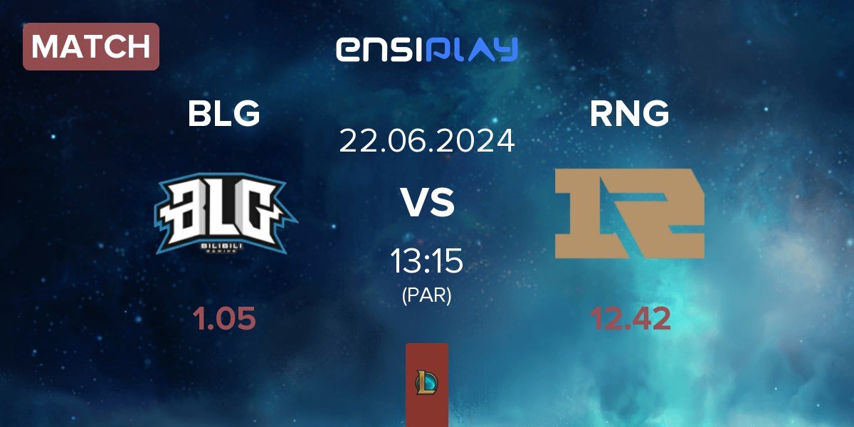 Match Bilibili Gaming BLG vs Royal Never Give Up RNG | 22.06