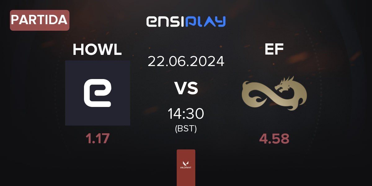 Partida HOWL Esports HOWL vs Eternal Fire EF | 22.06