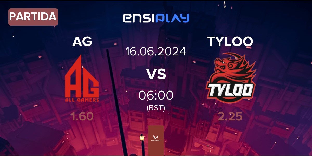 Partida ALL GAMERS AG vs TYLOO | 16.06