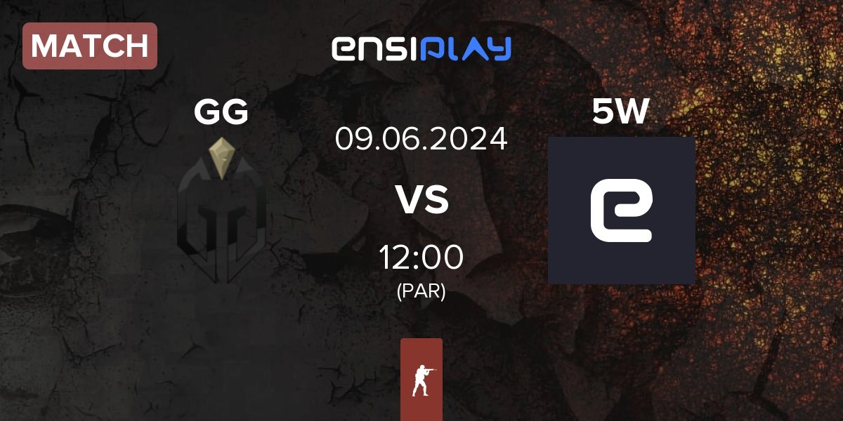 Match Gaimin Gladiators GG vs 5W Gaming 5W | 09.06