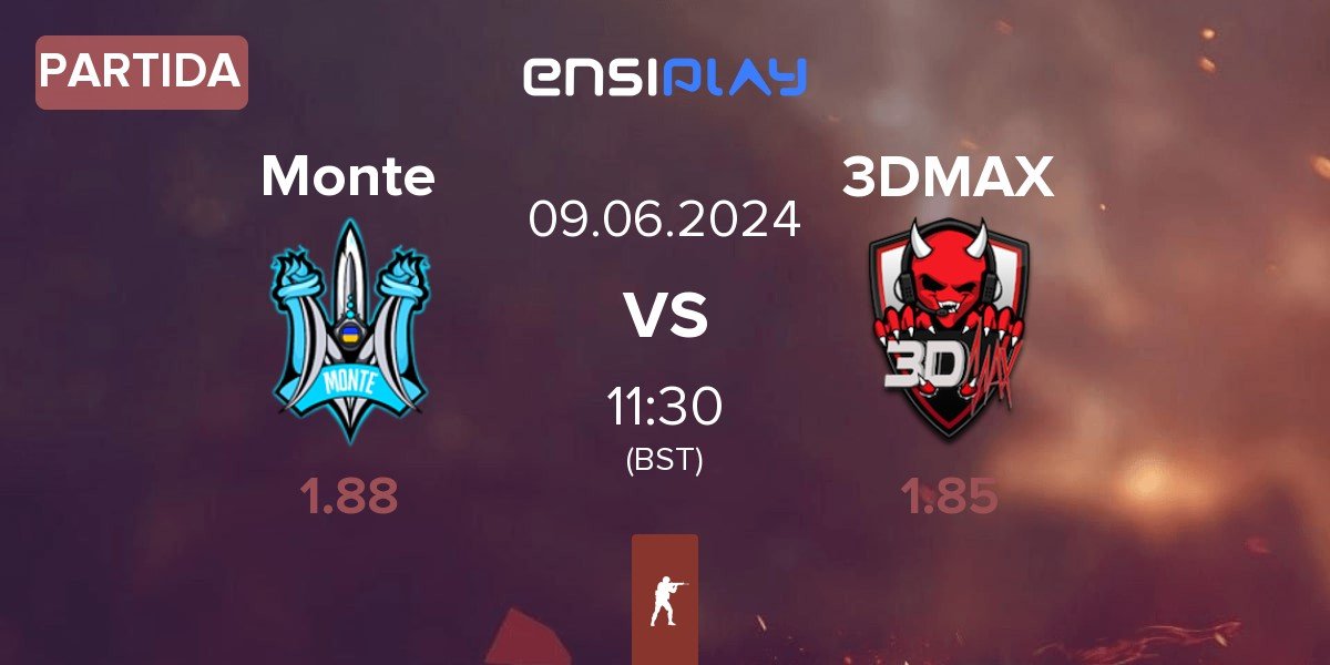 Partida Monte vs 3DMAX | 09.06