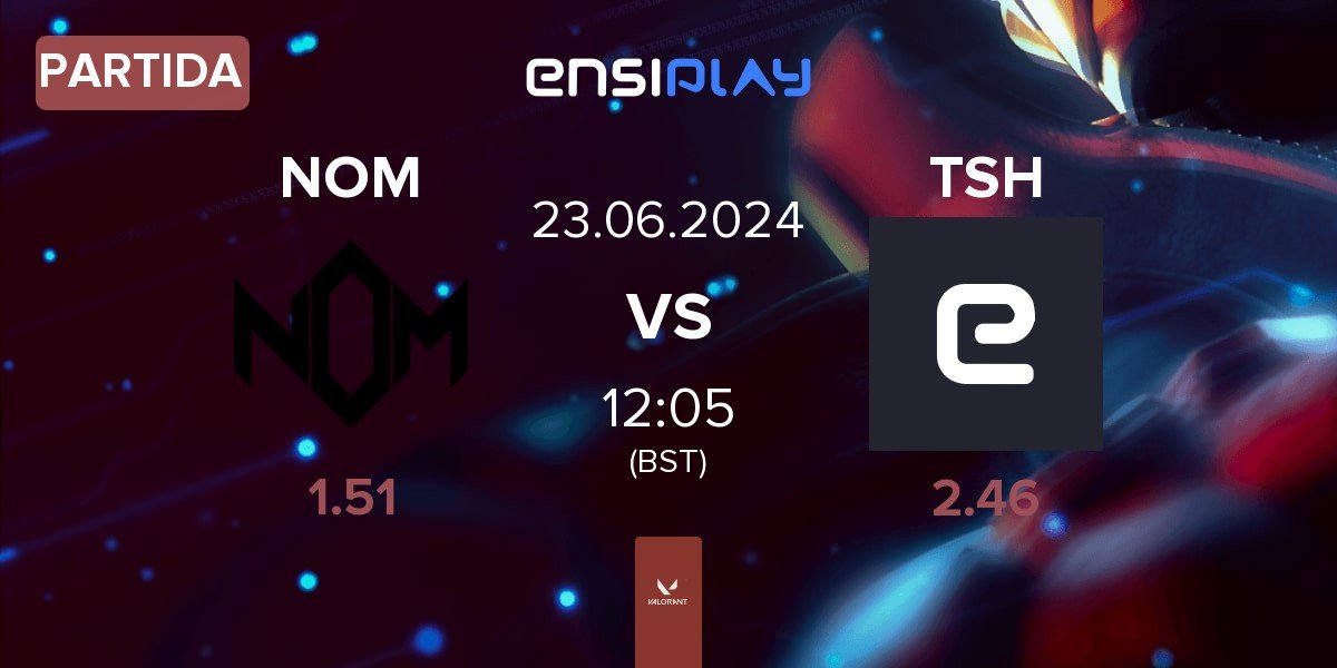 Partida NOM eSports NOM vs trashcan TSH | 23.06