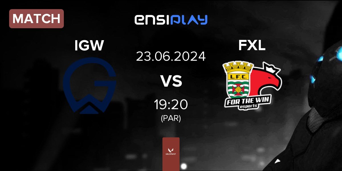 Match Impulse Gaming Warriors IGW vs FTW LEÇA FC FXL | 23.06