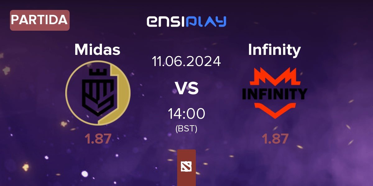 Partida Midas Club Midas vs Infinity Esports Infinity | 11.06