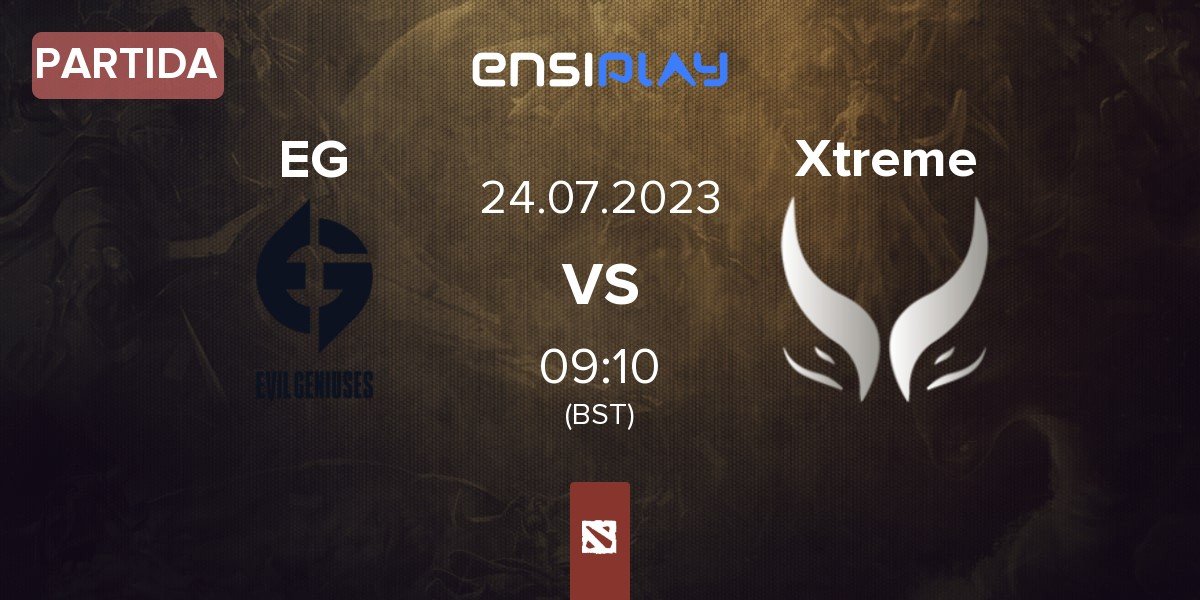 Partida Evil Geniuses EG vs Xtreme Gaming WBG.XG | 24.07